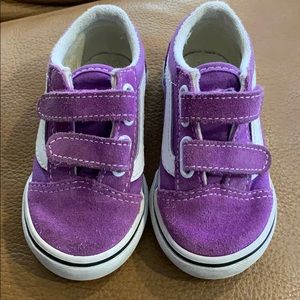 Vans Purple Toddler Shoes